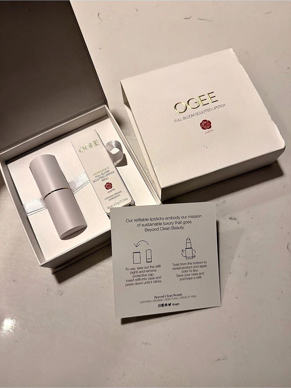 OGEE Full Bloom Sculpted Lipstick Juliette
